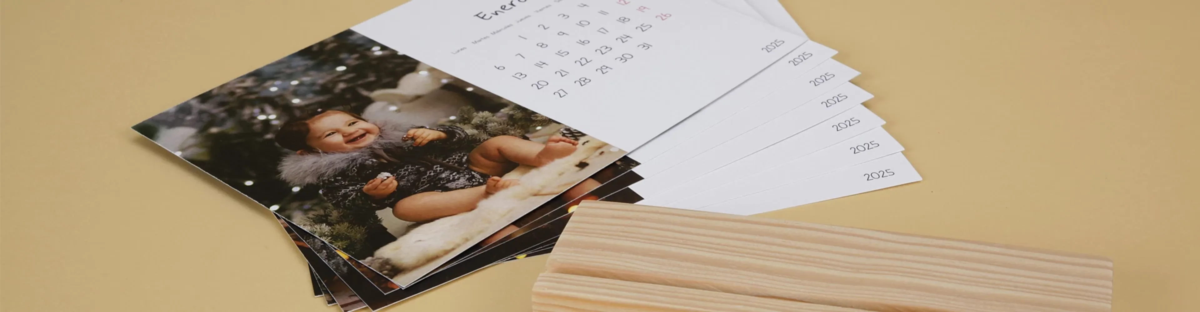 Calendario de sobre mesa 12 meses
