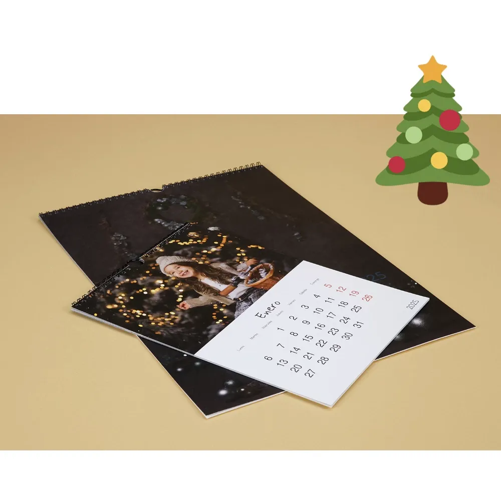 Calendario de pared una hoja por mes