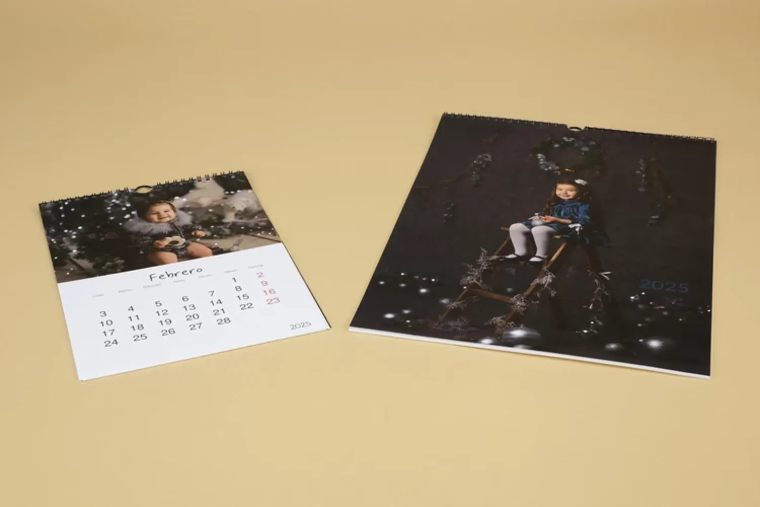 Calendario de pared una hoja por mes