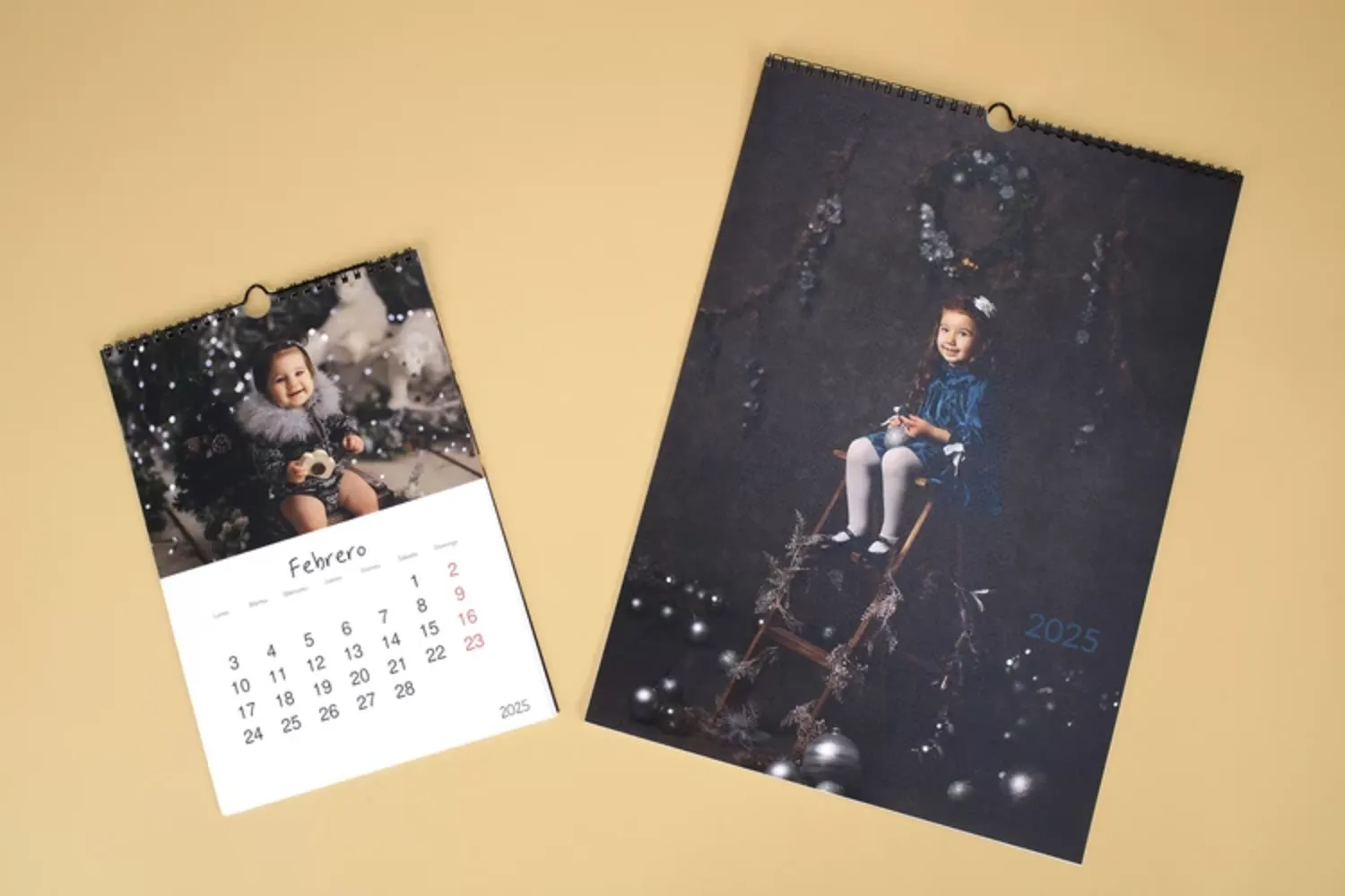 Calendario de pared una hoja por mes