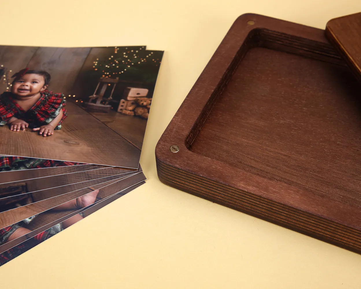 Santa box de madera